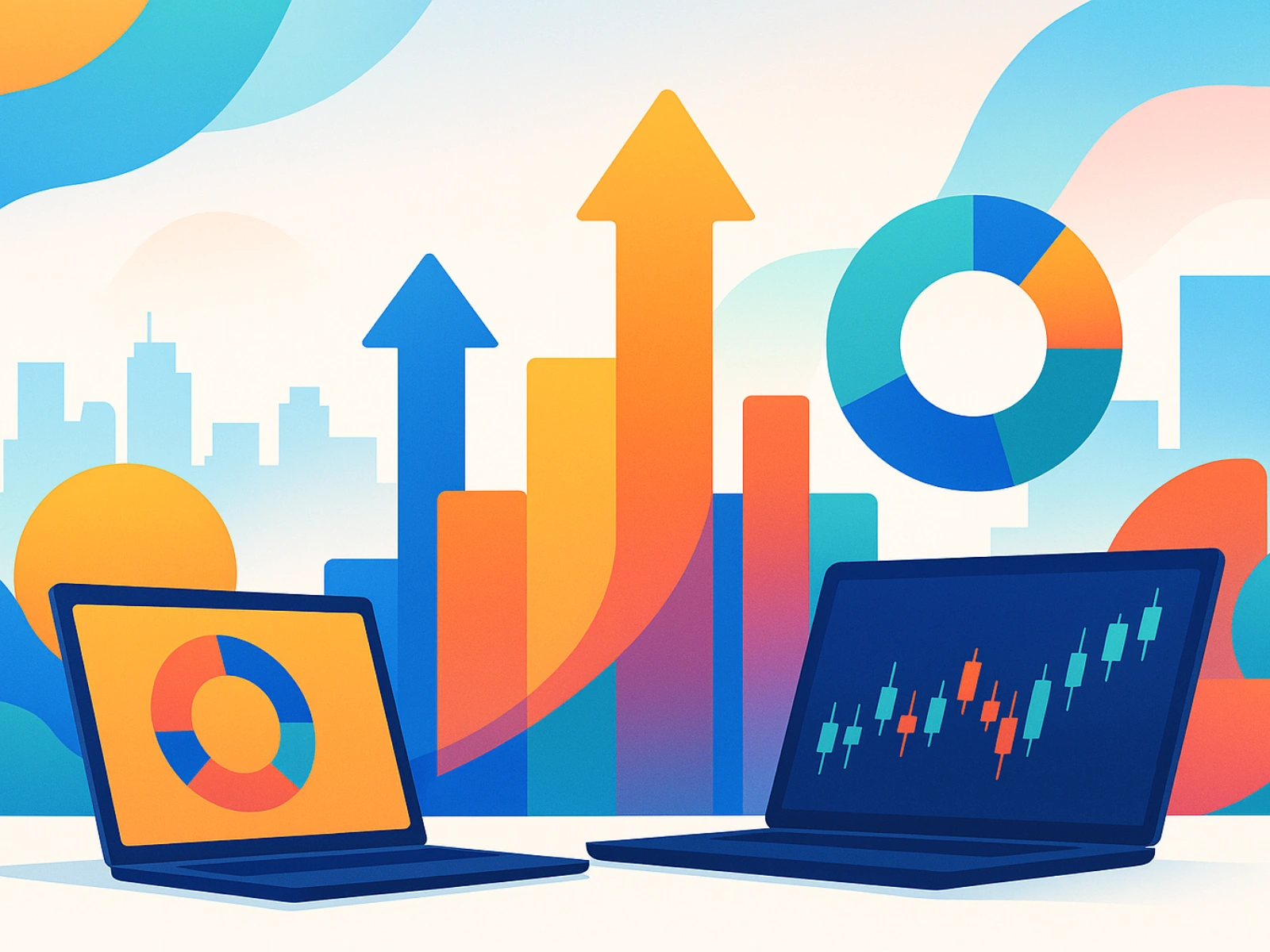 Clients collaborating with analyst